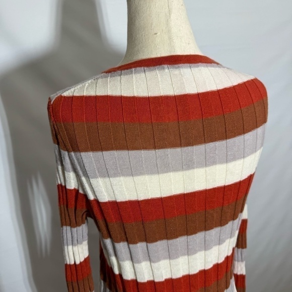 Madewell • Clarkwell Retro Striped Ribbed Pullover M ASO Betty Cooper - Picture 5 of 9